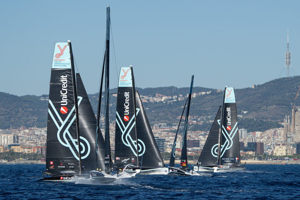 September 14, 2024. UniCredit Youth America's Cup, Practice Day 2. Image credit Ricardo Pinto/America's Cup