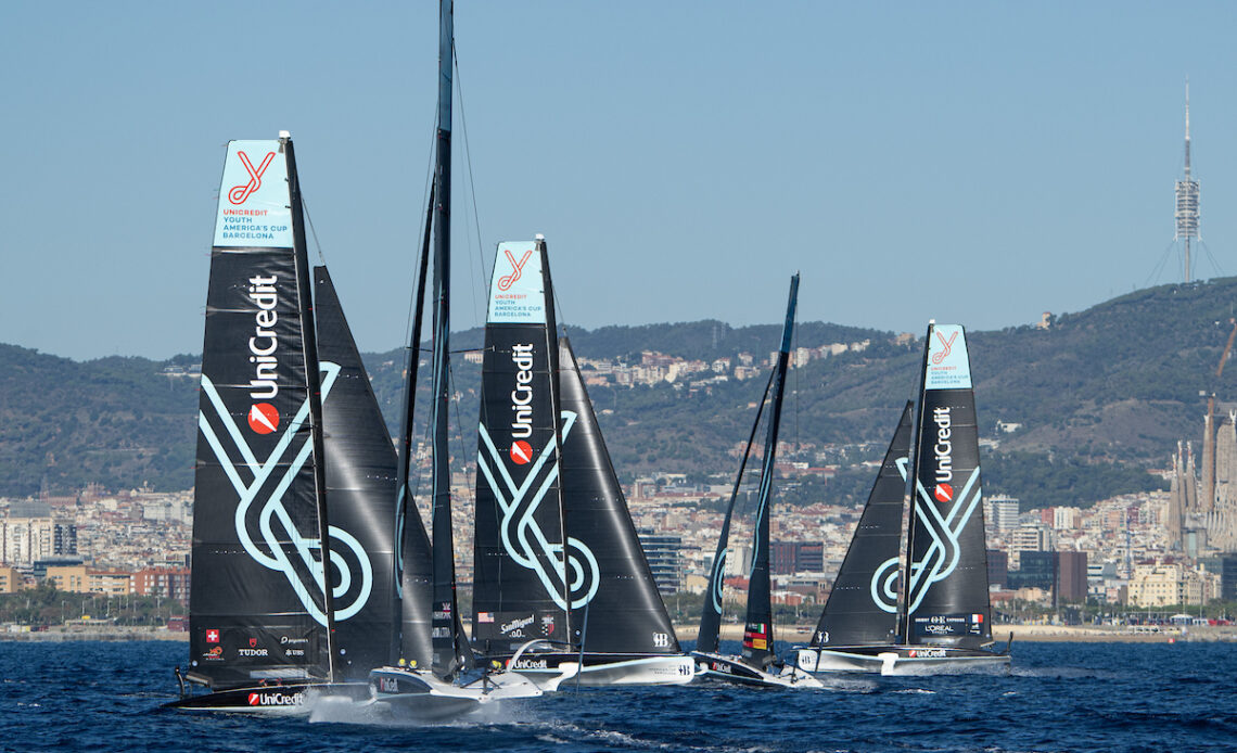 September 14, 2024. UniCredit Youth America's Cup, Practice Day 2. Image credit Ricardo Pinto/America's Cup